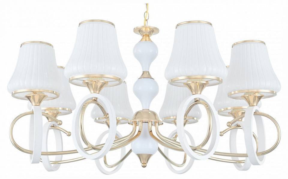 Подвесная люстра Arte Milano Florentia-2387 8 ламп 302387/8 Wh/Gd