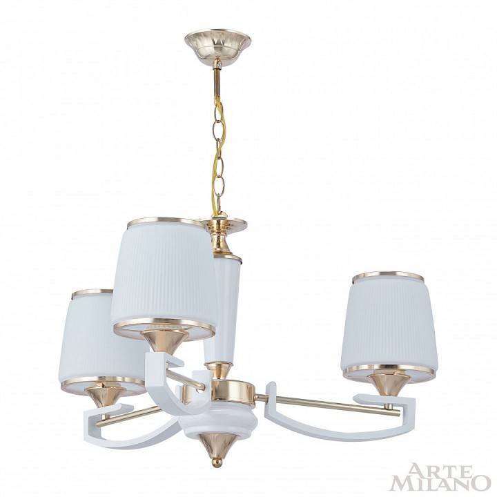 Подвесная люстра Arte Milano Florentia-2457 3 ламп 302457/3 Wh/Gd
