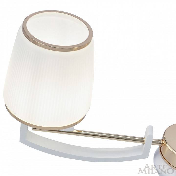 Подвесная люстра Arte Milano Florentia-2457 3 ламп 302457/3 Wh/Gd