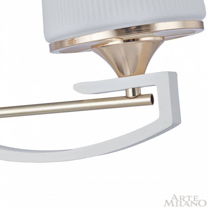 Подвесная люстра Arte Milano Florentia-2457 3 ламп 302457/3 Wh/Gd