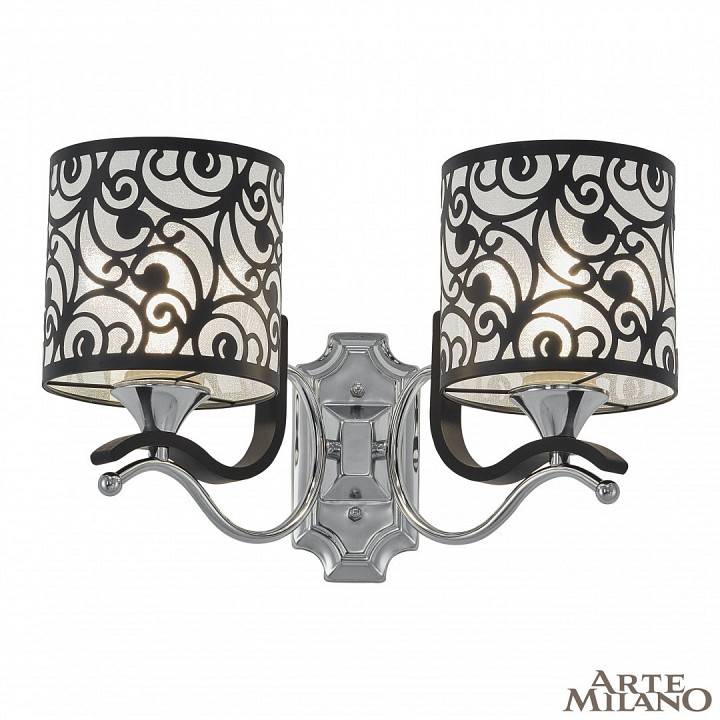 Бра Arte Milano Florentia 304957/2W Bk/Ni