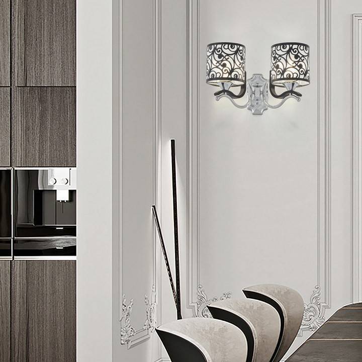 Бра Arte Milano Florentia 304957/2W Bk/Ni