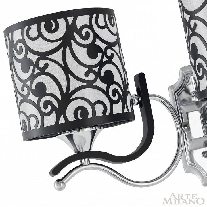 Бра Arte Milano Florentia 304957/2W Bk/Ni