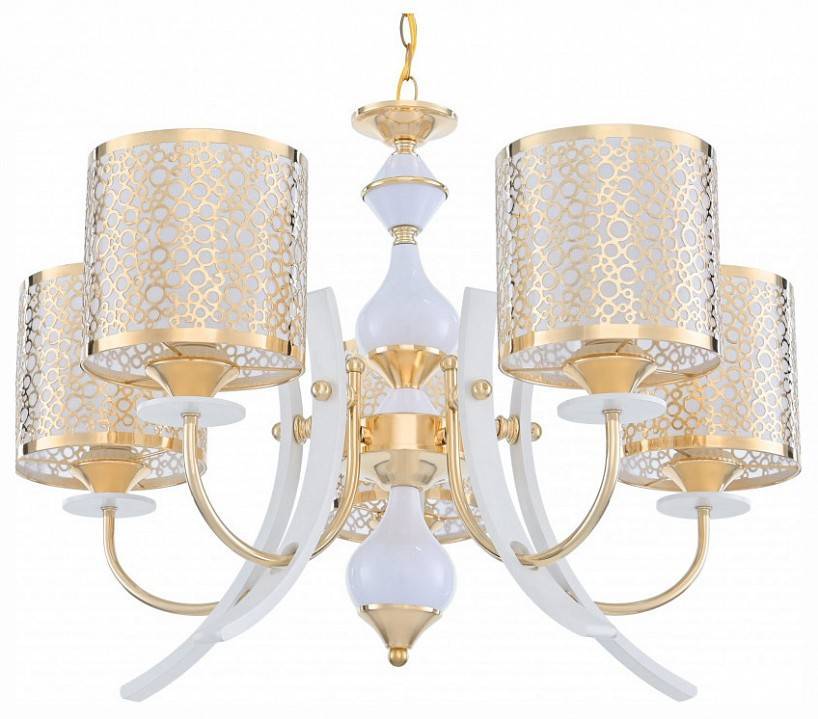 Подвесная люстра Arte Milano Florentia-6067 5 ламп 306067/5 Wh/Gd