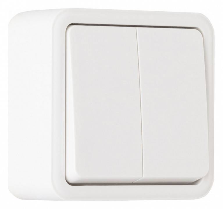 Выключатель проходной двухклавишный Arte Milano 310 310.32-2.white