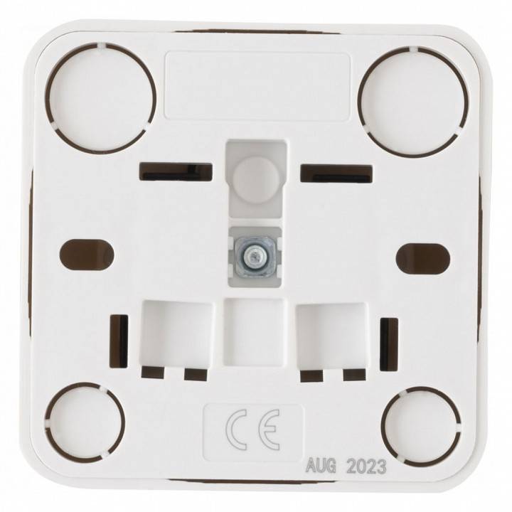 Розетка с заземлением и со шторкой Arte Milano am-310 310.40-1.white