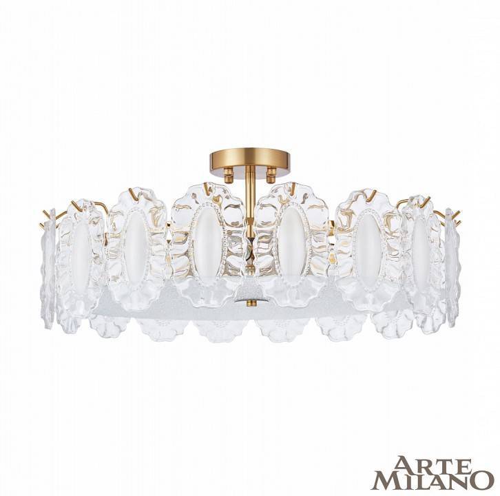 Люстра на штанге Arte Milano AM-Rim D600 латунь 313009/D600 BS