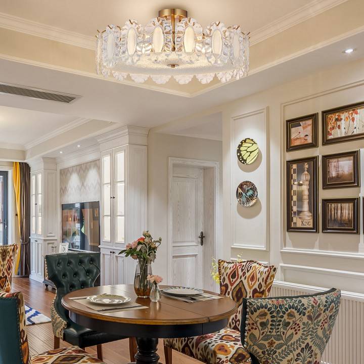 Люстра на штанге Arte Milano AM-Rim D600 латунь 313009/D600 BS