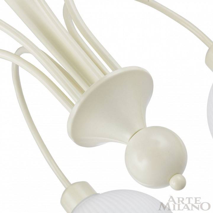 Люстра на штанге Arte Milano AM-Napoli 5 ламп D700 слоновая кость 313066/D700/5 IV