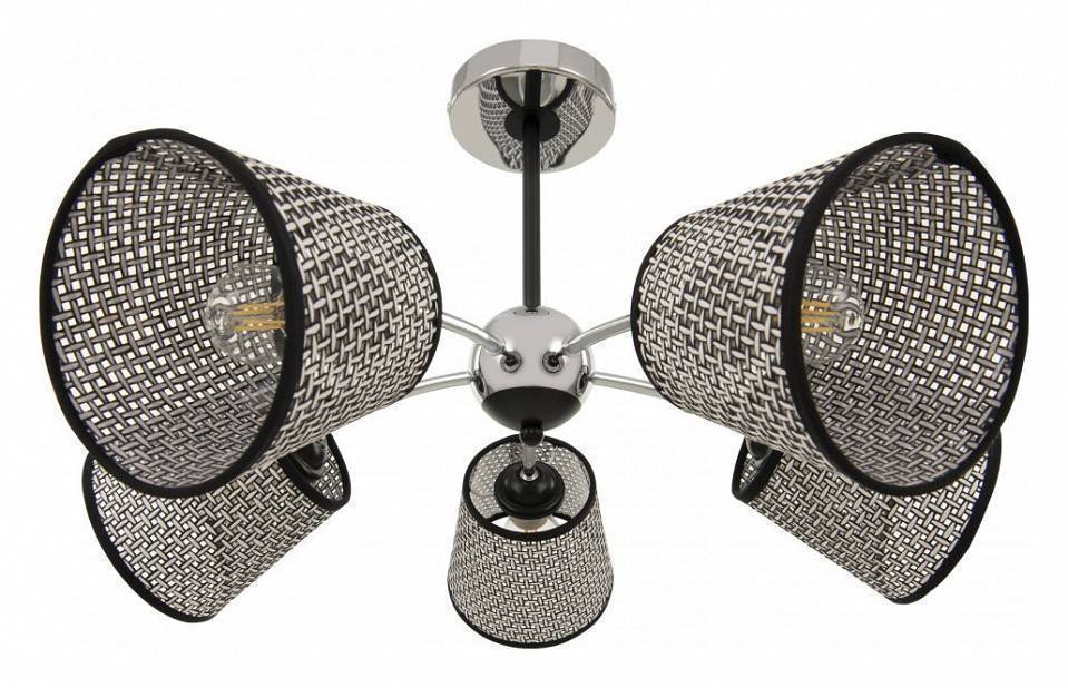 Люстра на штанге Arte Milano Napoli 5 ламп 320007/5 CR.BK