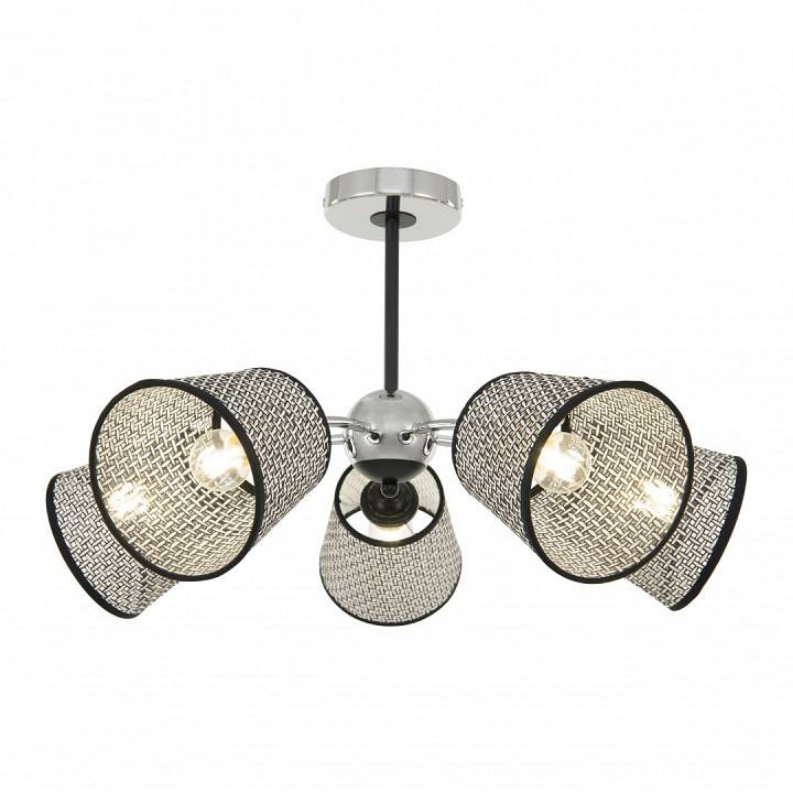 Люстра на штанге Arte Milano Napoli 5 ламп 320007/5 CR.BK