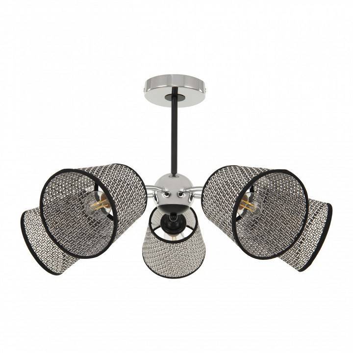 Люстра на штанге Arte Milano Napoli 5 ламп 320007/5 CR.BK