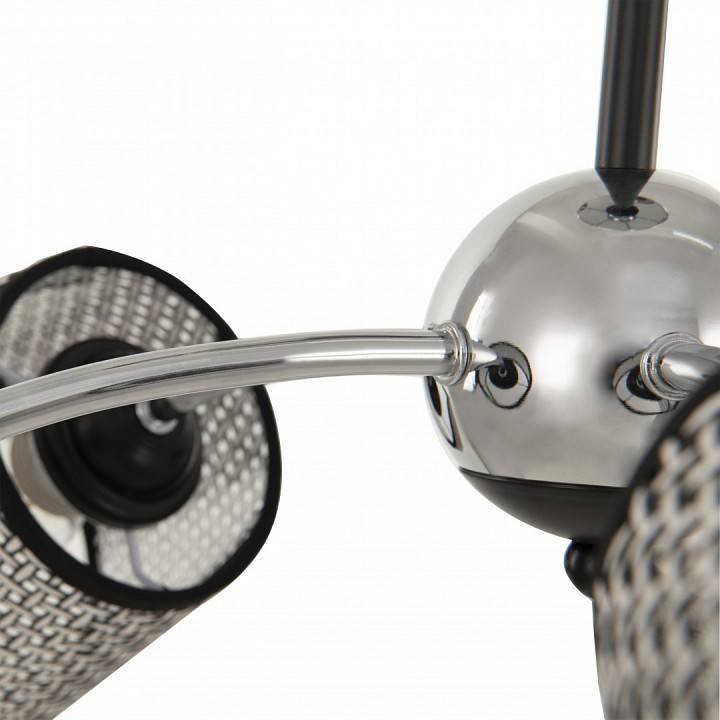 Люстра на штанге Arte Milano Napoli 5 ламп 320007/5 CR.BK