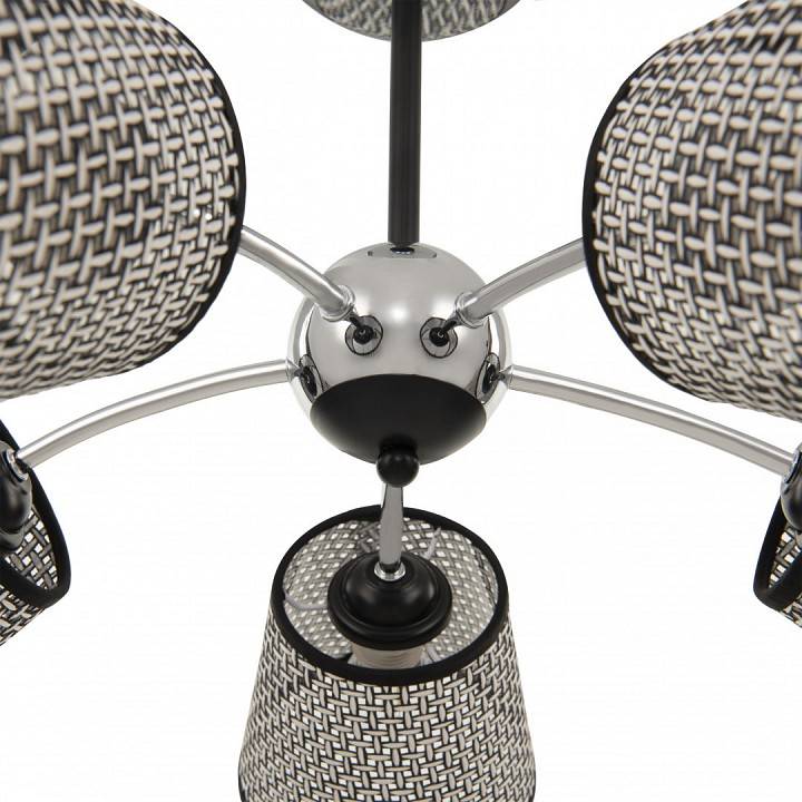 Люстра на штанге Arte Milano Napoli 5 ламп 320007/5 CR.BK