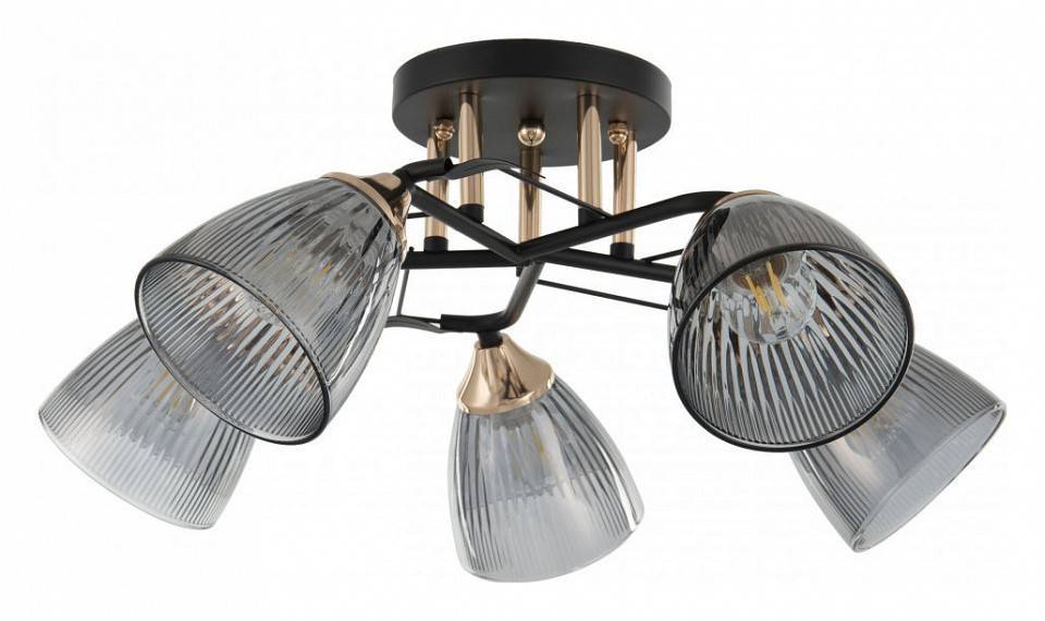 Потолочная люстра Arte Milano AMALFI 5 ламп 322610/5 BK+FG