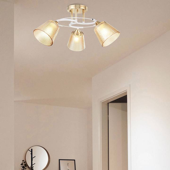 Потолочная люстра Arte Milano AMALFI 3 лампы 323006/3 FG+WT