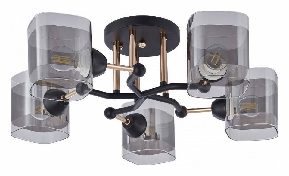 Потолочная люстра Arte Milano AMALFI 5 ламп 324308/5 BK+FG