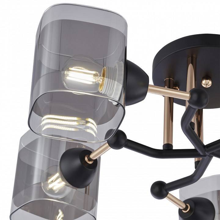 Потолочная люстра Arte Milano AMALFI 5 ламп 324308/5 BK+FG