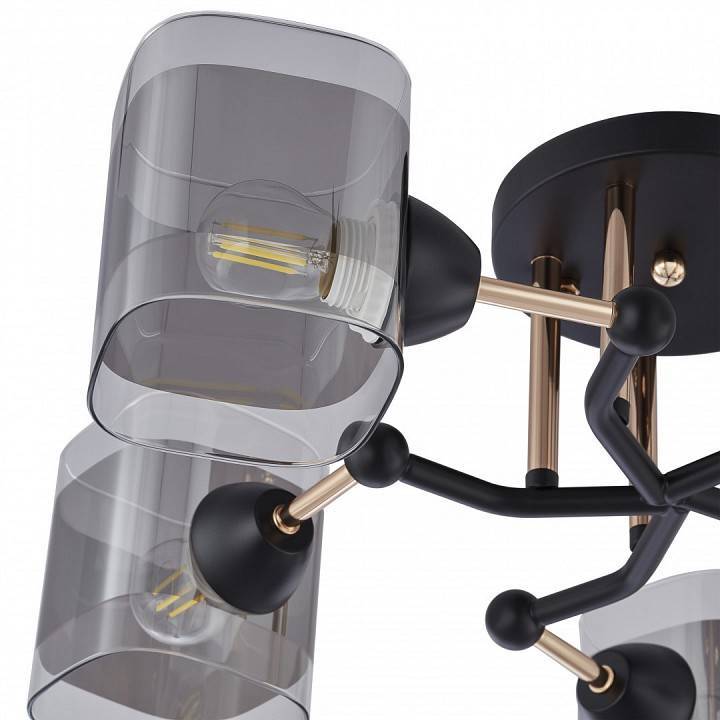 Потолочная люстра Arte Milano AMALFI 5 ламп 324308/5 BK+FG