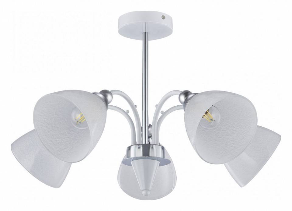 Люстра на штанге Arte Milano Napoli-326008 326008/5 WH+CR