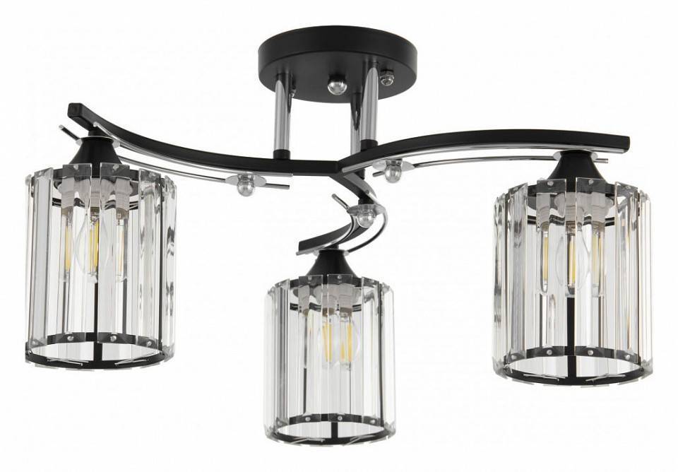 Потолочная люстра Arte Milano AMALFI 3 лампы 327103/3 BK+CR