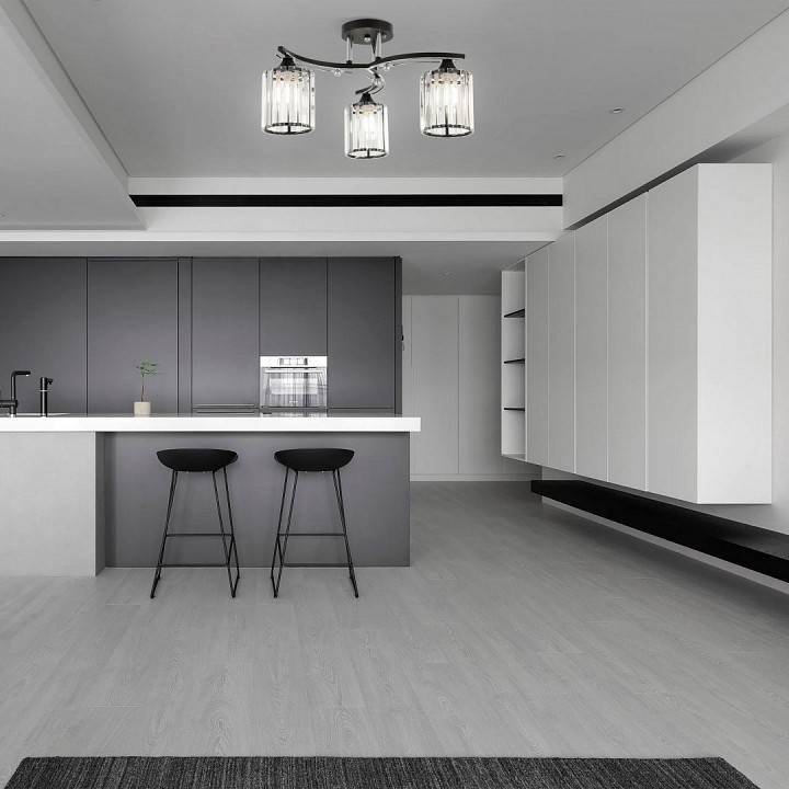 Потолочная люстра Arte Milano AMALFI 3 лампы 327103/3 BK+CR