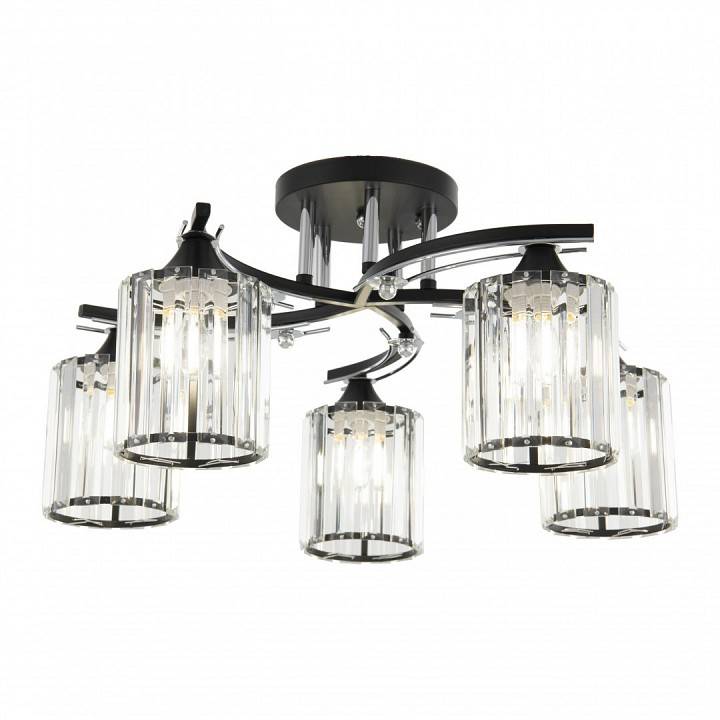 Потолочная люстра Arte Milano AMALFI 5 ламп 327103/5 BK+CR