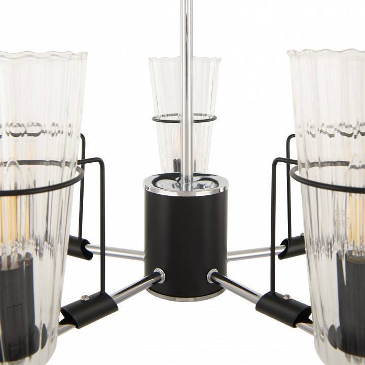 Люстра на штанге Arte Milano Napoli 328107/5 CR.BK