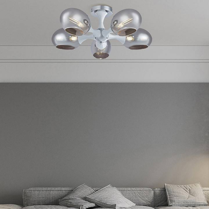 Люстра на штанге Arte Milano Napoli 329408/5 CR+WH