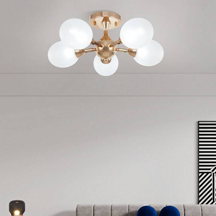 Люстра на штанге Arte Milano Napoli 5 ламп 332420/5 FGD