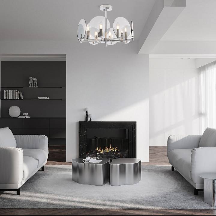 Люстра на штанге Arte Milano Sorrento 379309/8/490 CR