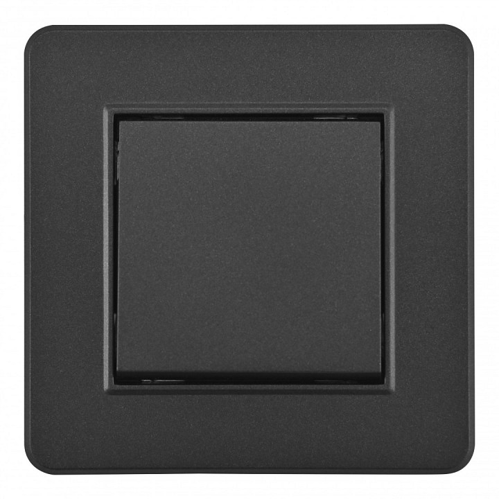 Выключатель одноклавишный Arte Milano SET16-1 SET16-1-30-1 black