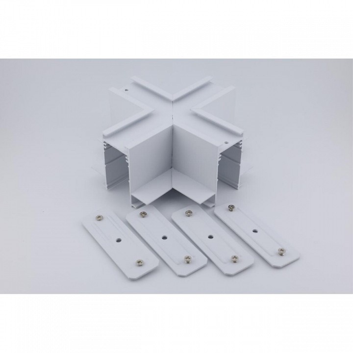 Соединитель X-образный для треков Aployt Magnetic track 220 APL.0285.10.04