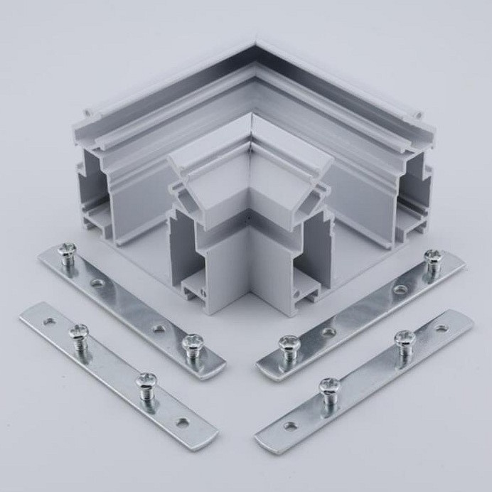 Соединитель угловой L-образный для треков встраиваемых Aployt Magnetic track 220 APL.0286.10.02