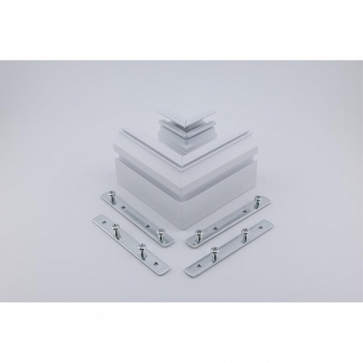 Соединитель угловой L-образный для треков встраиваемых Aployt Magnetic track 220 APL.0286.10.02