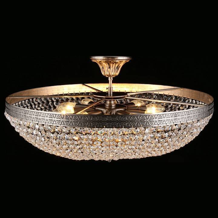 Люстра на штанге Aployt Helcia 10 ламп APL.756.17.10