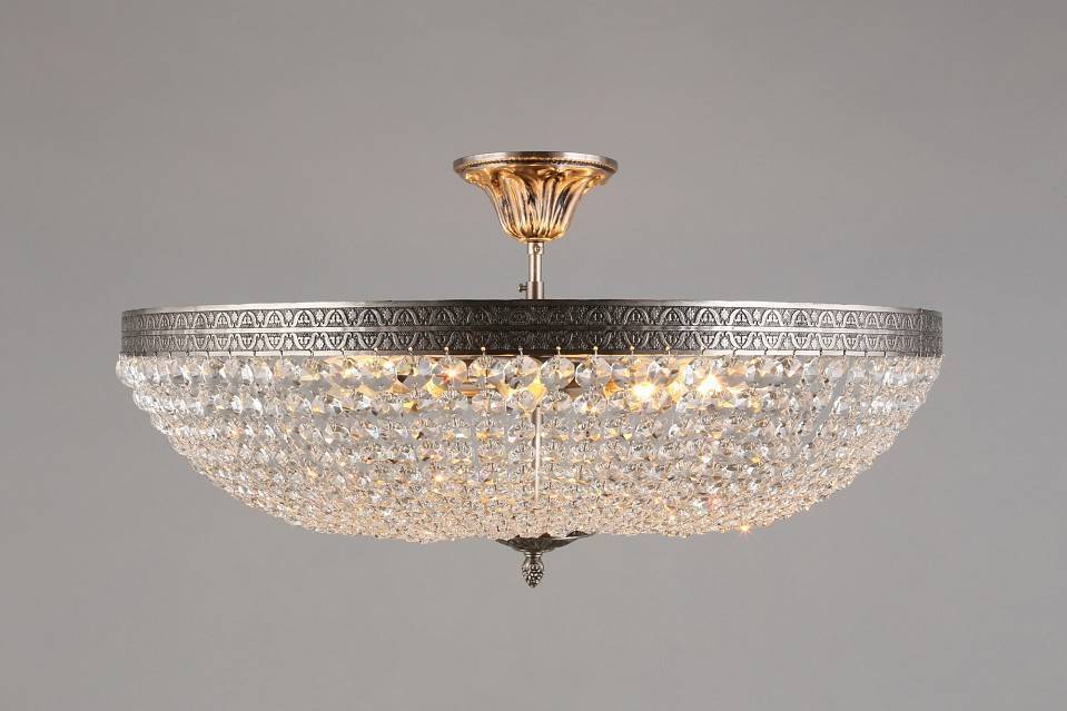 Люстра на штанге Aployt Helcia 10 ламп APL.756.17.10