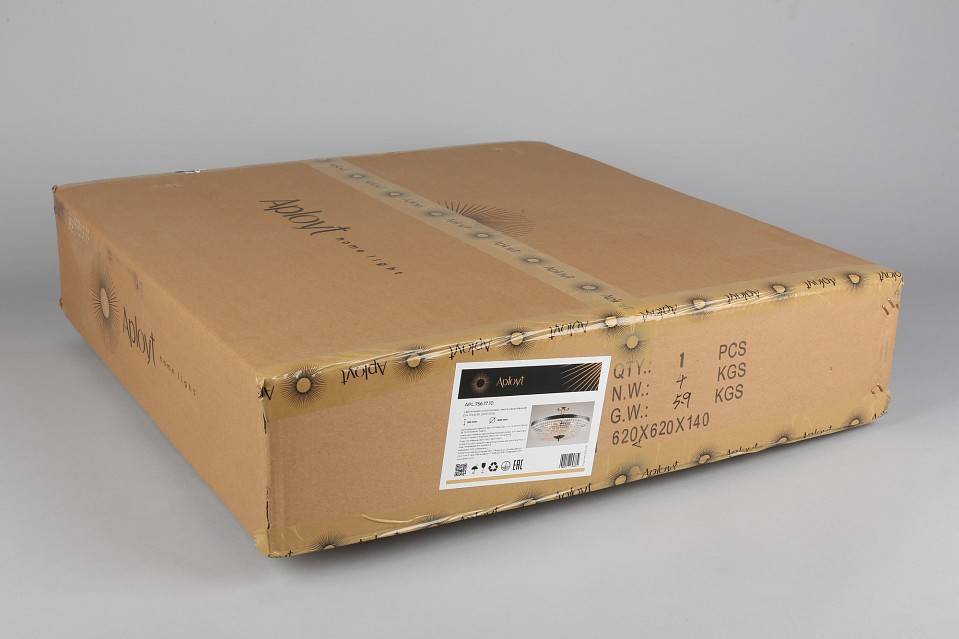 Люстра на штанге Aployt Helcia 10 ламп APL.756.17.10