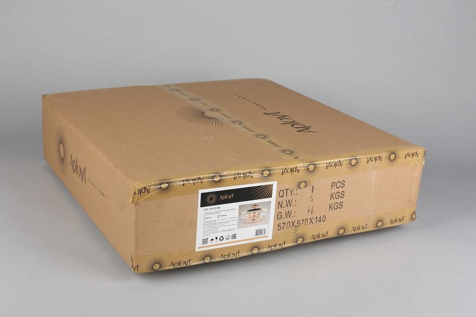 Люстра на штанге Aployt Lidi 8 ламп APL.757.07.08