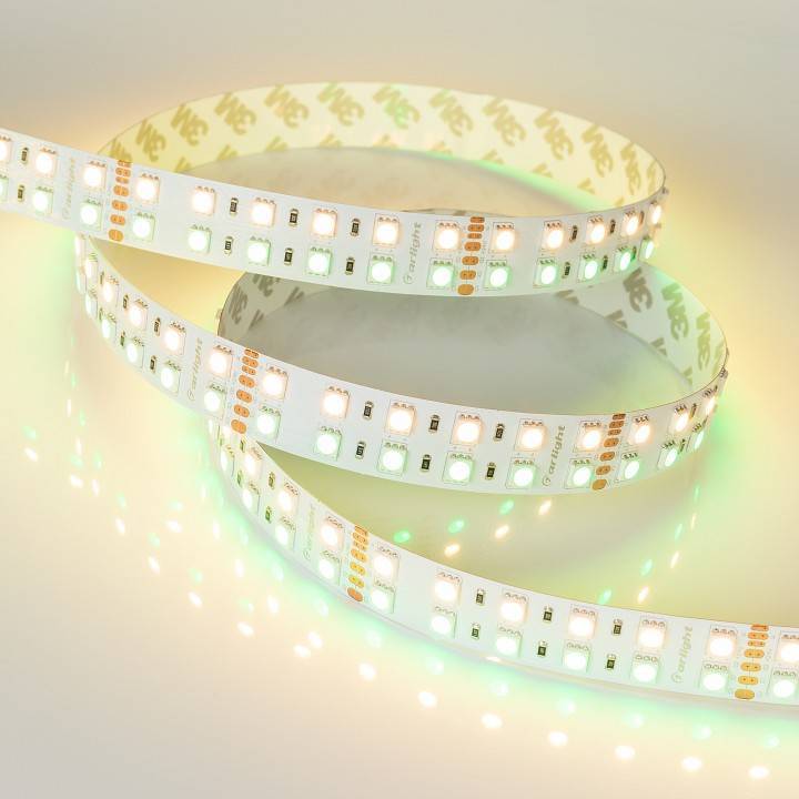 Лента светодиодная Arlight RT-B144-19mm 24V RGBW-Warm 012327(2)