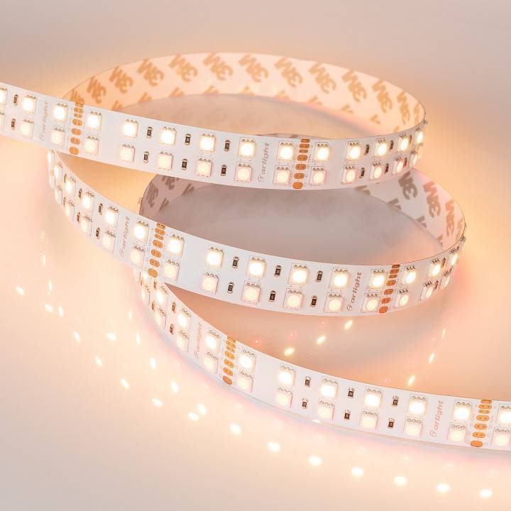 Лента светодиодная Arlight RT-B144-19mm 24V RGBW-Warm 012327(2)