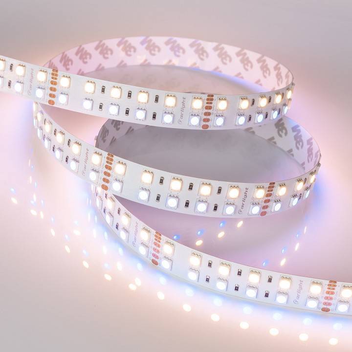 Лента светодиодная Arlight RT-B144-19mm 24V RGBW-Warm 012327(2)