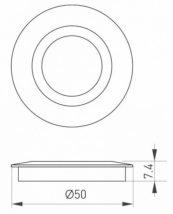Рамка на 1 пост Arlight Deck 024927