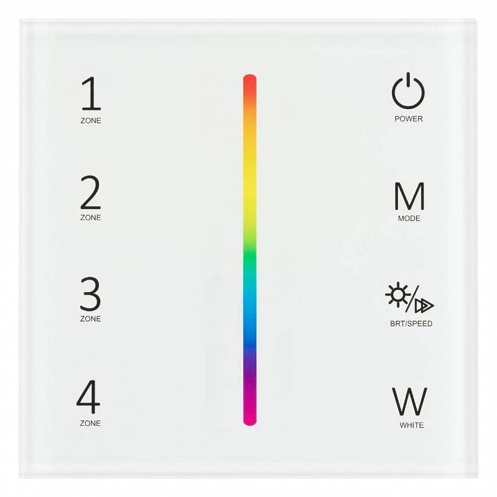 Панель-регулятора цвета RGBW  сенсорный встраиваемый Arlight SMART 028140