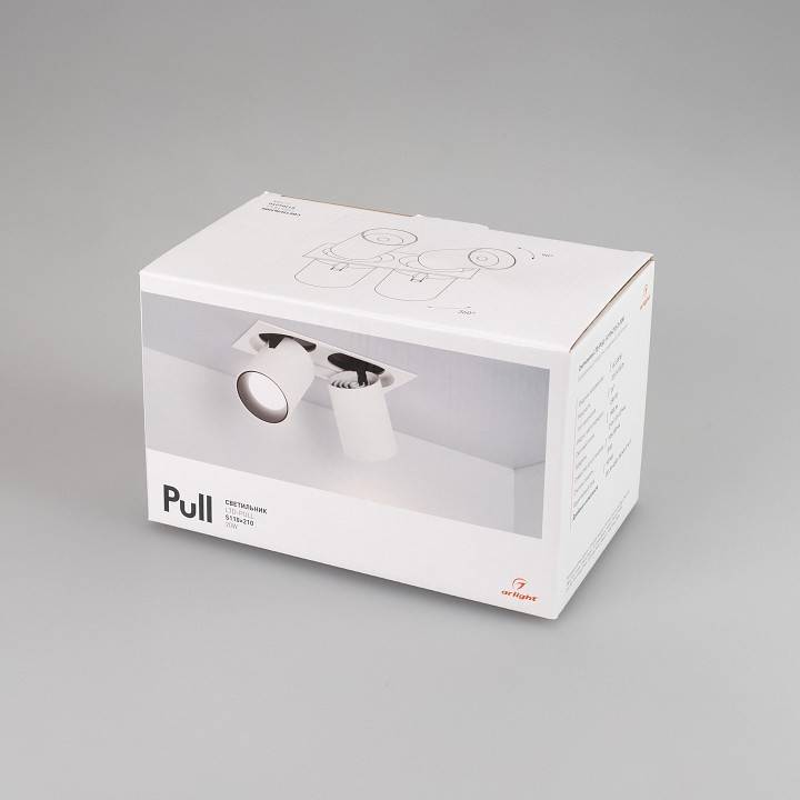 Встраиваемый светильник Arlight PULL 10 Вт 3000 К 031361