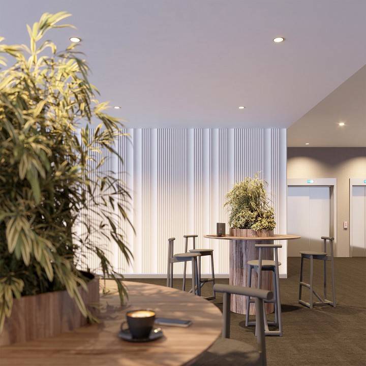 Встраиваемый светильник Arlight BREEZE-R85-10W Warm3000 WH 036614