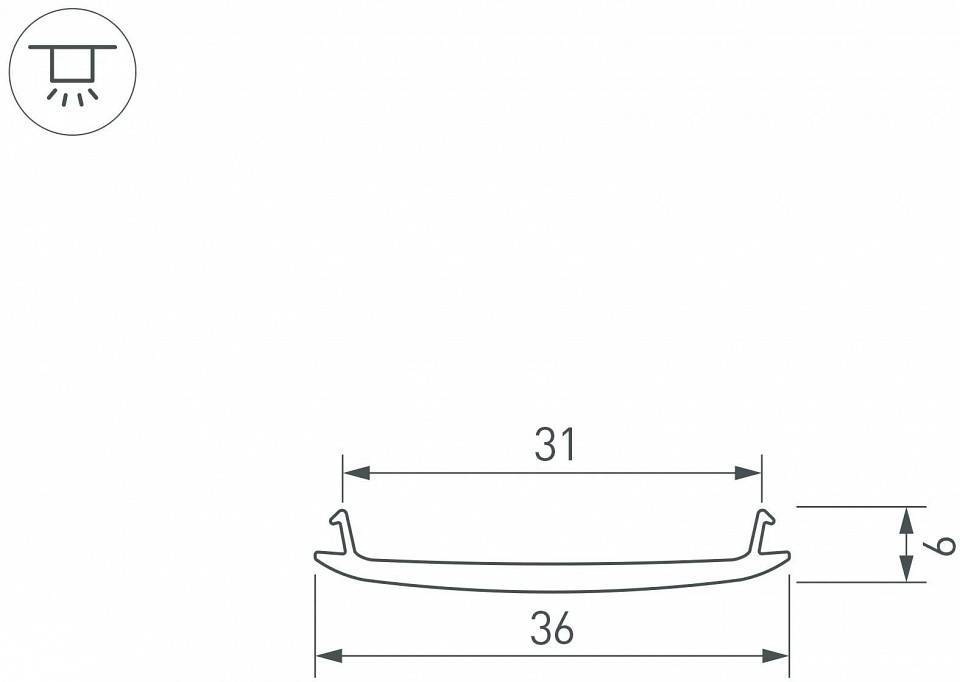 Рассеиватель Arlight CEIL 040821(1)