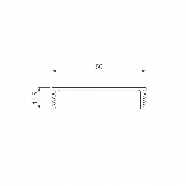Рассеиватель Arlight LINE 053901