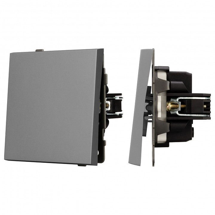 Выключатель проходной одноклавишный без рамки Arlight SWT 054042