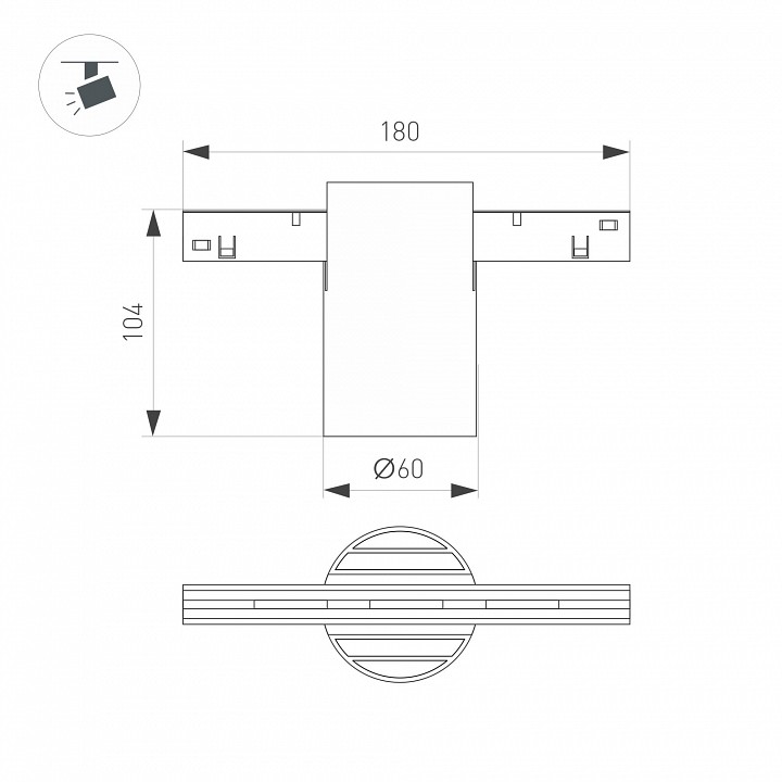 Накладной светильник Arlight MAG-ORIENT 058154